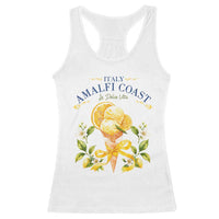 Amalfi Coast Limoncello Gelato Racerback Tank Top La Dolce Vita Italy Lemon Dessert Summer