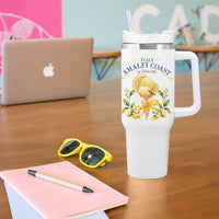 Amalfi Coast Limoncello Gelato Tumbler With Handle La Dolce Vita Italy Lemon Dessert Summer