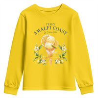 Amalfi Coast Limoncello Gelato Youth Sweatshirt La Dolce Vita Italy Lemon Dessert Summer