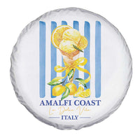 Amalfi Coast Italy Lemon Gelato Spare Tire Cover La Dolce Vita Citrus Summer Travel Vintage Coastal