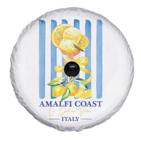 Amalfi Coast Italy Lemon Gelato Spare Tire Cover La Dolce Vita Citrus Summer Travel Vintage Coastal