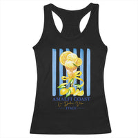 Amalfi Coast Italy Lemon Gelato Racerback Tank Top La Dolce Vita Citrus Summer Travel Vintage Coastal