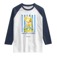 Amalfi Coast Italy Lemon Gelato Raglan Shirt La Dolce Vita Citrus Summer Travel Vintage Coastal