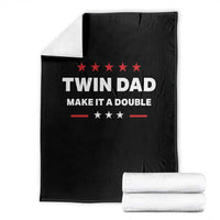 Retro Twin Dad Throw Blanket Make It A Double Fathers Day