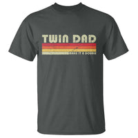 Retro Twin Dad T Shirt Make It A Double Vintage Cool 70s 80s Style Sunset
