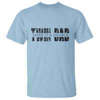 Retro Twin Dad T Shirt Subtle Make It A Double Fathers Day