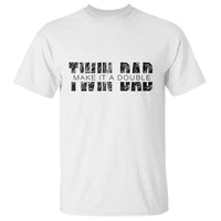 Retro Twin Dad T Shirt Subtle Make It A Double Fathers Day