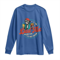 Skeleton Dad Tax Making Sure Its Not Poison Long Sleeve Shirt Husband Daddy Fathers Day Gift