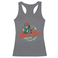 Skeleton Dad Tax Making Sure Its Not Poison Racerback Tank Top Husband Daddy Fathers Day Gift