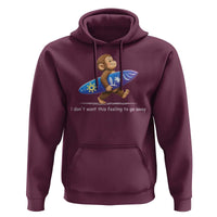 I Dont Want This Feeling To Go Away Hoodie Vintage Surf Monkey Nostalgic Summer Beach Vacation