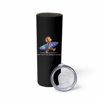 I Dont Want This Feeling To Go Away Skinny Tumbler Vintage Surf Monkey Nostalgic Summer Beach Vacation