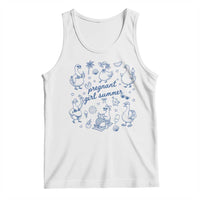 Pregnant Girl Summer Tank Top Summer Goose Beach Pregnancy Announcement Baby Shower