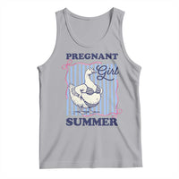 Pregnant Girl Summer Tank Top Striped Coquette Summer Goose Beach Pregnancy Announcement