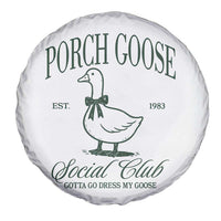 Porch Goose Spare Tire Cover Cute Garden Club Vibes Moms Grandmas