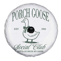 Porch Goose Spare Tire Cover Cute Garden Club Vibes Moms Grandmas