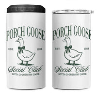 Porch Goose 4 in 1 Can Cooler Tumbler Cute Garden Club Vibes Moms Grandmas