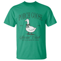 Porch Goose T Shirt Cute Garden Club Vibes Moms Grandmas