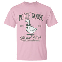 Porch Goose T Shirt Cute Garden Club Vibes Moms Grandmas
