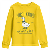 Porch Goose Youth Sweatshirt Cute Garden Club Vibes Moms Grandmas