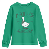 Porch Goose Youth Sweatshirt Cute Garden Club Vibes Moms Grandmas