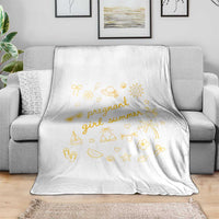 Pregnant Girl Summer Throw Blanket Cute Beach Summer Pregnancy Announcement Baby Shower