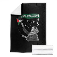 Free Palestine Throw Blanket Gaza Palestinian Flag - Wonder Print Shop