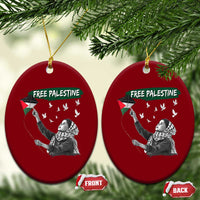 Free Palestine Ceramic Ornament Gaza Palestinian Flag - Wonder Print Shop
