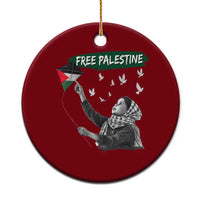 Free Palestine Ceramic Ornament Gaza Palestinian Flag - Wonder Print Shop