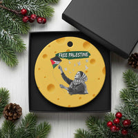 Free Palestine Ceramic Ornament Gaza Palestinian Flag - Wonder Print Shop
