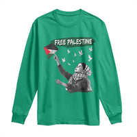 Free Palestine Long Sleeve Shirt Gaza Palestinian Flag - Wonder Print Shop