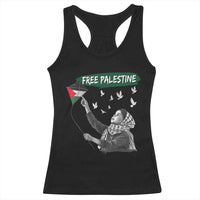 Free Palestine Racerback Tank Top Gaza Palestinian Flag - Wonder Print Shop