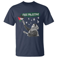Free Palestine T Shirt Gaza Palestinian Flag - Wonder Print Shop