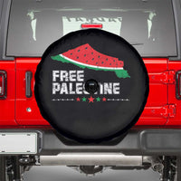 Free Palestine Spare Tire Cover Watermelon Map - Wonder Print Shop
