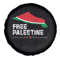 Free Palestine Spare Tire Cover Watermelon Map - Wonder Print Shop