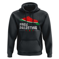 Free Palestine Hoodie Watermelon Map - Wonder Print Shop