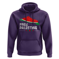 Free Palestine Hoodie Watermelon Map - Wonder Print Shop