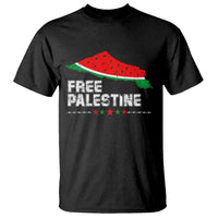 Free Palestine T Shirt Watermelon Map - Wonder Print Shop