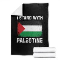 Stand With Palestine Throw Blanket Gaza Palestinian Flag - Wonder Print Shop
