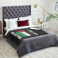 Stand With Palestine Throw Blanket Gaza Palestinian Flag - Wonder Print Shop