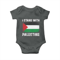Stand With Palestine Baby Onesie Gaza Palestinian Flag - Wonder Print Shop