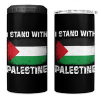 Stand With Palestine 4 in 1 Can Cooler Tumbler Gaza Palestinian Flag - Wonder Print Shop