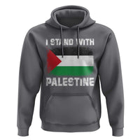 Stand With Palestine Hoodie Gaza Palestinian Flag - Wonder Print Shop