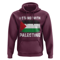 Stand With Palestine Hoodie Gaza Palestinian Flag - Wonder Print Shop