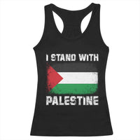 Stand With Palestine Racerback Tank Top Gaza Palestinian Flag - Wonder Print Shop