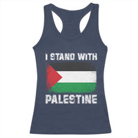 Stand With Palestine Racerback Tank Top Gaza Palestinian Flag - Wonder Print Shop