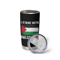 Stand With Palestine Tumbler Cup Gaza Palestinian Flag - Wonder Print Shop