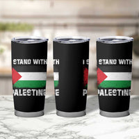 Stand With Palestine Tumbler Cup Gaza Palestinian Flag - Wonder Print Shop