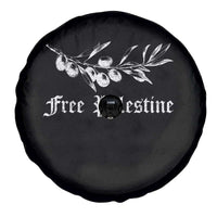 Free Palestine Spare Tire Cover Palestinian Olives Fruits - Wonder Print Shop