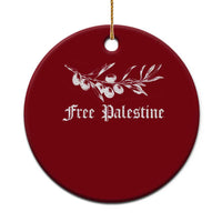 Free Palestine Ceramic Ornament Palestinian Olives Fruits - Wonder Print Shop