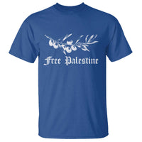 Free Palestine T Shirt Palestinian Olives Fruits - Wonder Print Shop